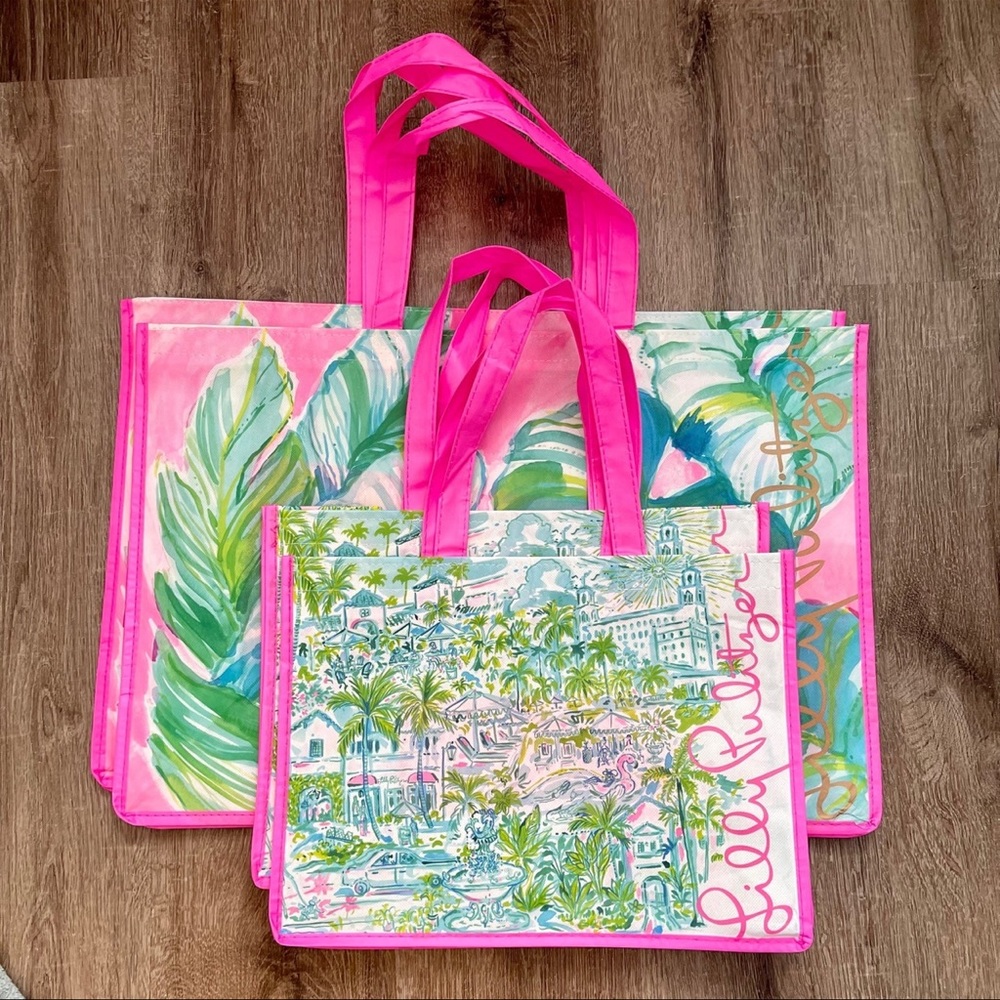 Lilly Pulitzer Shopping Tote Bags